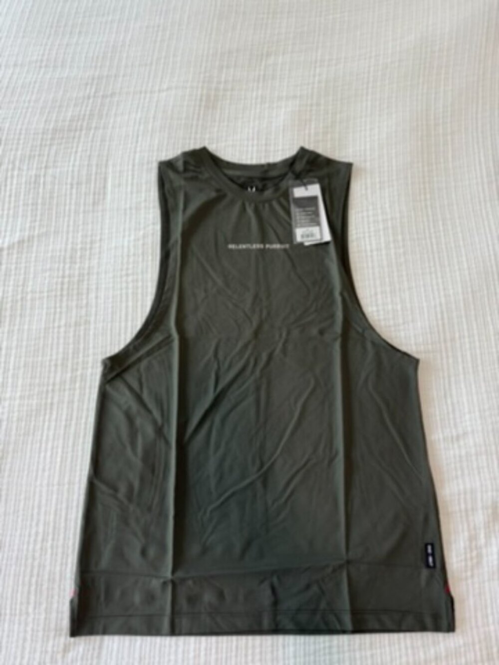 ASRV 3D-Lite 2.0 Lyocell Muscle Tank Olive Green RP Men's M NWT DSG-0837